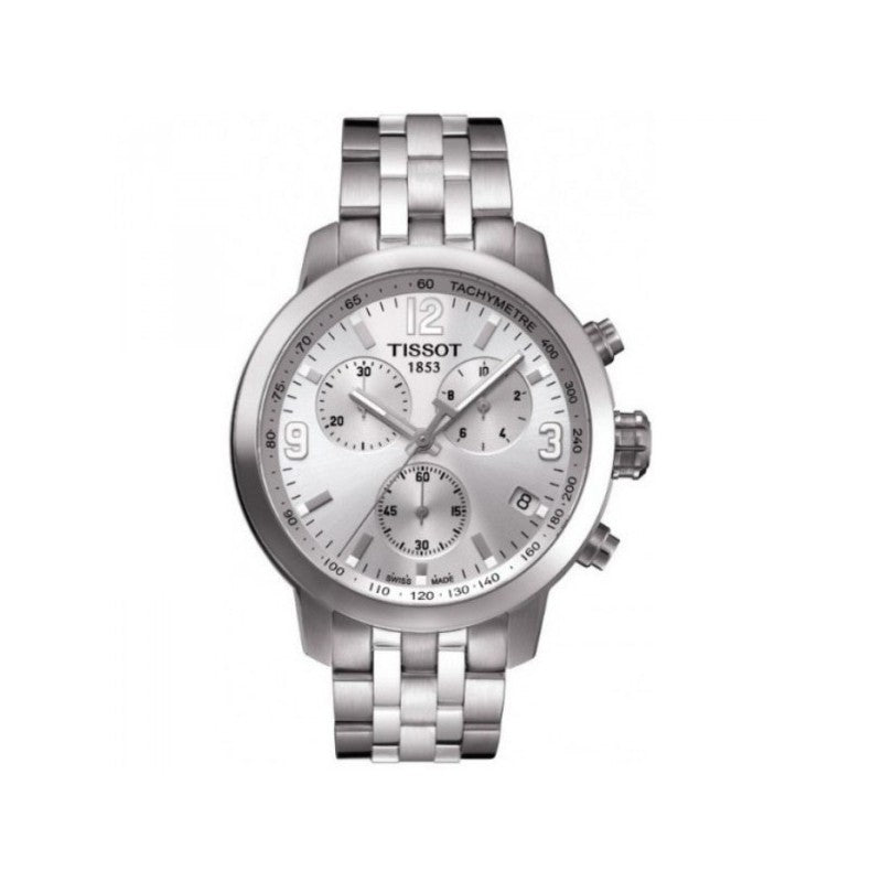 Tissot PRC 200 Chronograph Quartz Stainless Steel Watch For Men - T055.417.11.037.00 Watches Tissot   