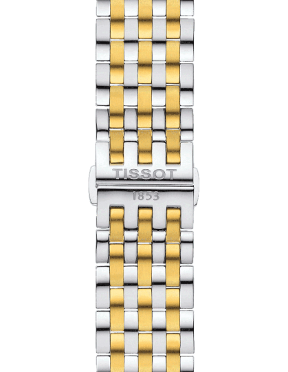 Tissot T Classic Bridgeport Silver Dial Two Tone Mesh Bracelet Watch For Men - T097.410.22.038.00 Watches Tissot   