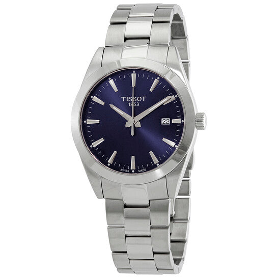 Tissot Gentleman Quartz Blue Dial Watch For Men - T127.410.11.041.00 Watches Tissot   