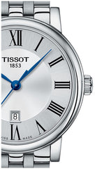 Tissot Carson Premium Lady Quartz Silver Dial Silver Steel Strap Watch For Women - T122.210.11.033.00 Watches Tissot   