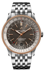 Breitling Navitimer Automatic 41mm Grey Dial Silver Steel Strap Mens Watch - U17326211M1A1 Watches Breitling   