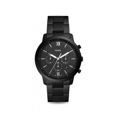 Fossil Neutra Chronograph Black Dial Black Steel Strap Watch for Men - FS5474 Watches Fossil   