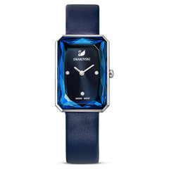Swarovski Uptown Crystal Blue Dial Blue Leather Strap Watch for Women - 5547713 Watches Swarovski   