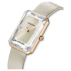 Swarovski Uptown Crystal Grey Dial Grey Leather Strap Watch for Women - 5547716 Watches Swarovski   