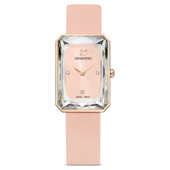 Swarovski Uptown Pink Dial Pink Leather Strap Watch for Women - 5547719 Watches Swarovski   