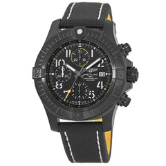 Breitling Avenger Chronograph 45mm Night Mission Black Dial Black Nylon Strap Watch for Men - V13317101B1X1 Watches Breitling   