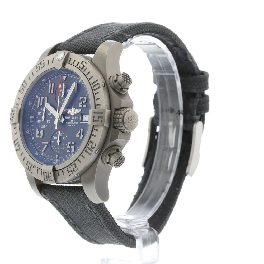 Breitling Avenger Bandit 45mm Anthracite Dial Black Nylon Strap Watch for Men - E13383101M1W1 Watches Breitling   