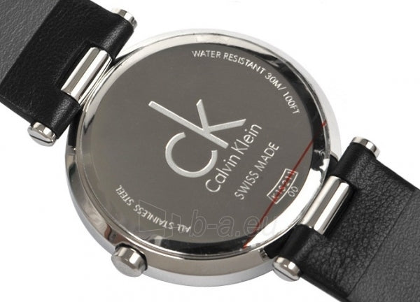 Calvin Klein Sight Silver Dial Black Leather Strap Watch for Men - K1S21120 Watches Calvin Klein   