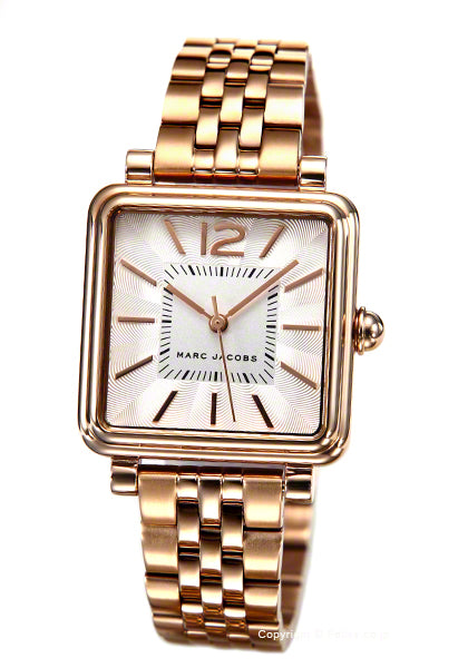 Marc Jacobs Vic White Dial Rose Gold Stainless Steel Strap Watch for Women - MJ3514 Watches Marc Jacobs   