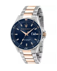 Maserati SFIDA Quartz Blue Dial Stainless Steel 44mm Watch For Men - R8853140003 Watches Maserati   