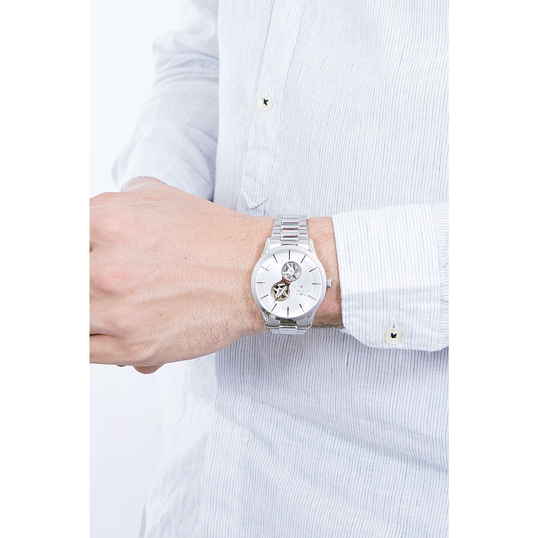 Maserati Tradizione Automatic White Dial Stainless Steel Watch For Men - R8823125001 Watches Maserati   