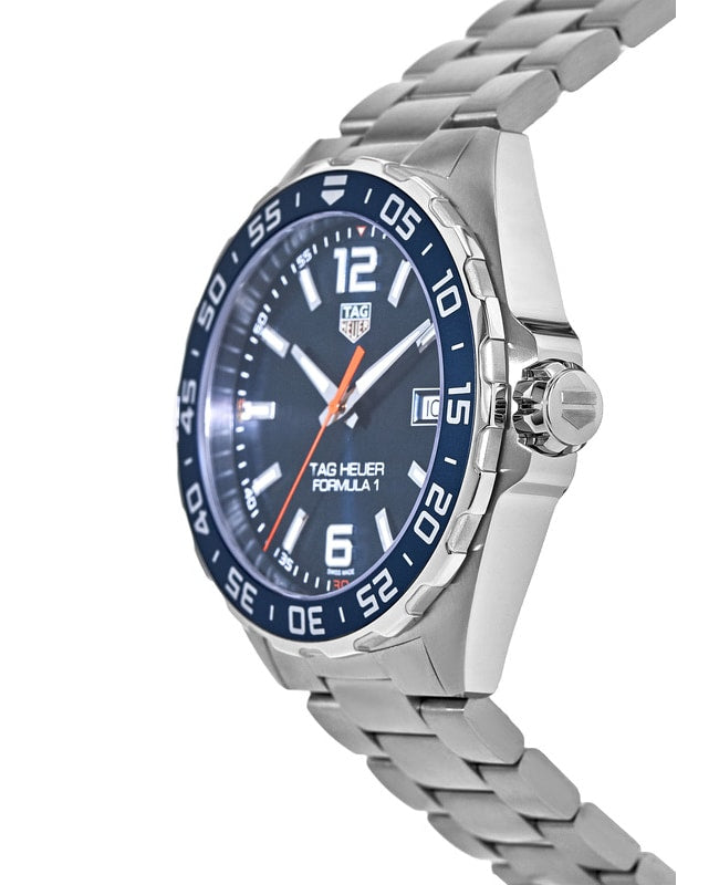 Tag Heuer Formula 1 Quartz 43mm Blue Dial Silver Steel Strap Watch for Men - WAZ1010.BA0842 Watches Tag Heuer   