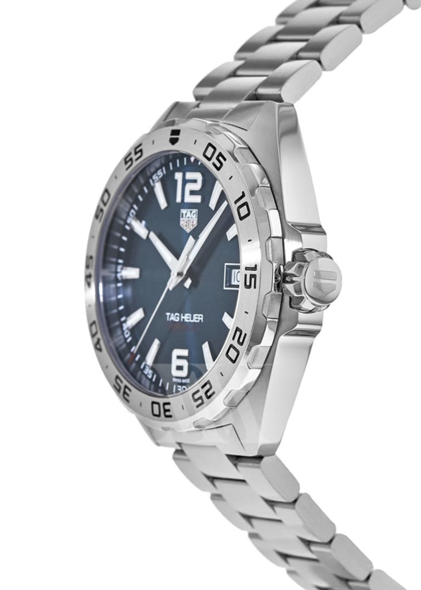 Tag Heuer Formula 1 Stainless Steel 41mm Blue Dial Silver Steel Strap Watch for Men - WAZ1118.BA0875 Watches Tag Heuer   