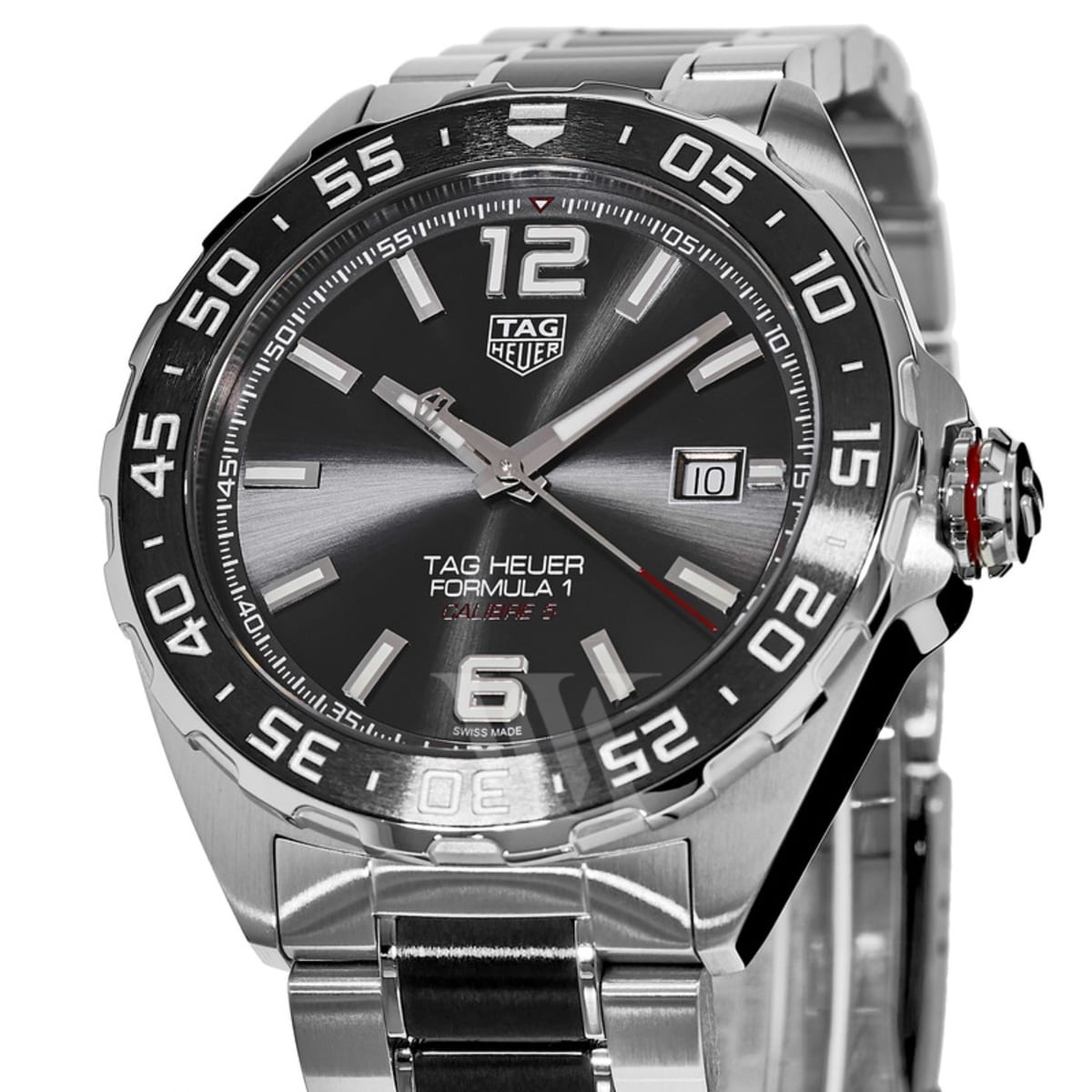 Tag Heuer Formula 1 Calibre 5 Anthracite Dial Two Tone Steel Strap Watch for Men - WAZ2011.BA0843 Watches Tag Heuer   