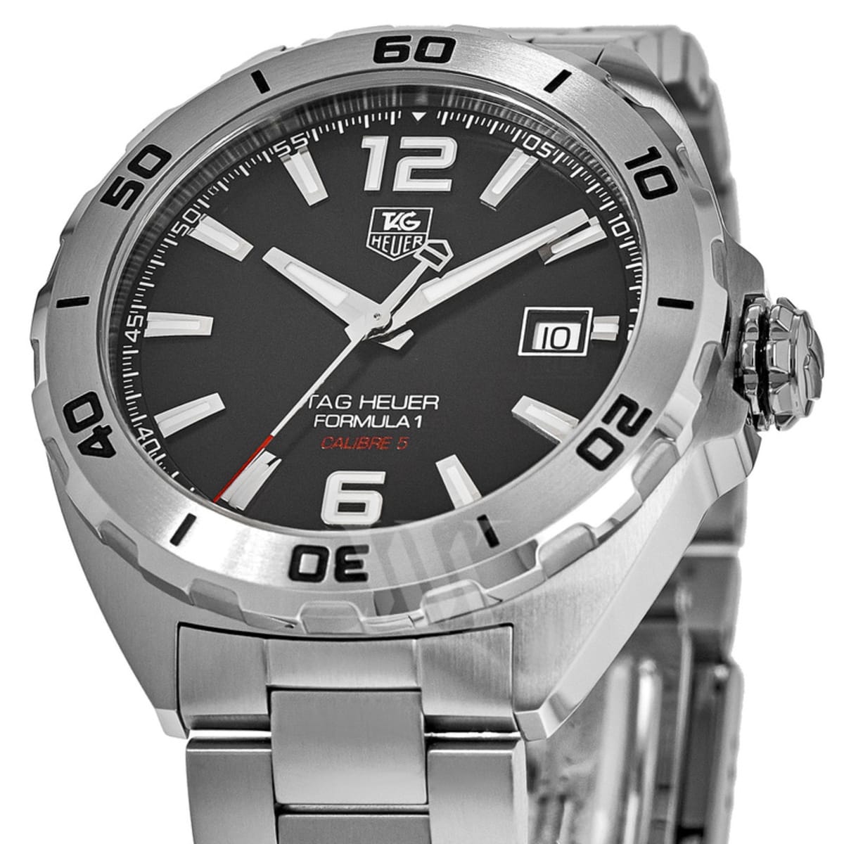 Tag Heuer Formula 1 Automatic 41mm Black Dial Silver Steel Strap Watch for Men - WAZ2113.BA0875 Watches Tag Heuer   