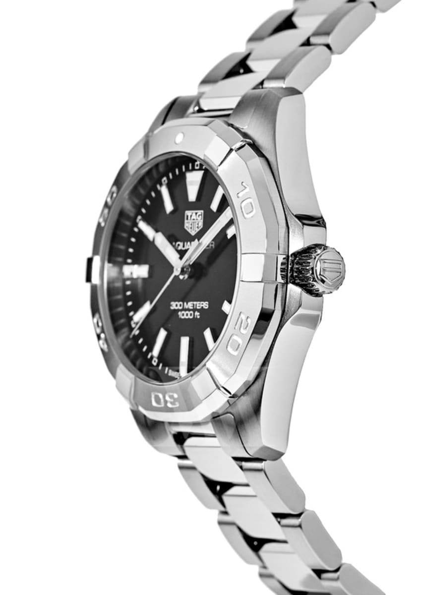 Tag Heuer Aquaracer Black Dial Silver Steel Strap Watch for Women - WBD1310.BA0740 Watches Tag Heuer   