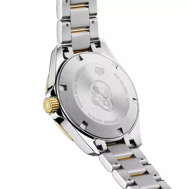 Tag Heuer Aquaracer Quartz 32mm White Mother of Pearl Dial Two Tone Steel Strap Watch for Women - WBD1322.BB0320 Watches Tag Heuer   