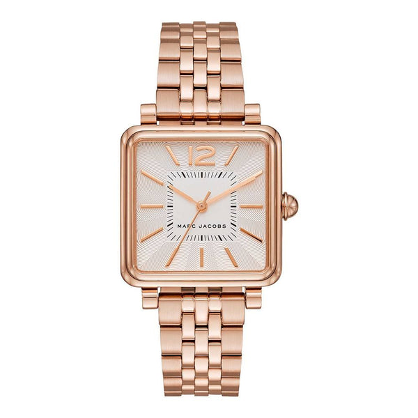 Marc Jacobs Vic White Dial Rose Gold Stainless Steel Strap Watch for Women - MJ3514 Watches Marc Jacobs   