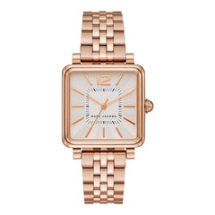 Marc Jacobs Vic White Dial Rose Gold Stainless Steel Strap Watch for Women - MJ3514 Watches Marc Jacobs   