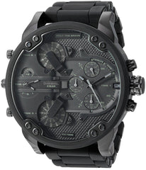 Diesel Mr Daddy 2.0 Chronograph Black Dial Black Stainless Steel Watch For Men - DZ7396 Watches Diesel   