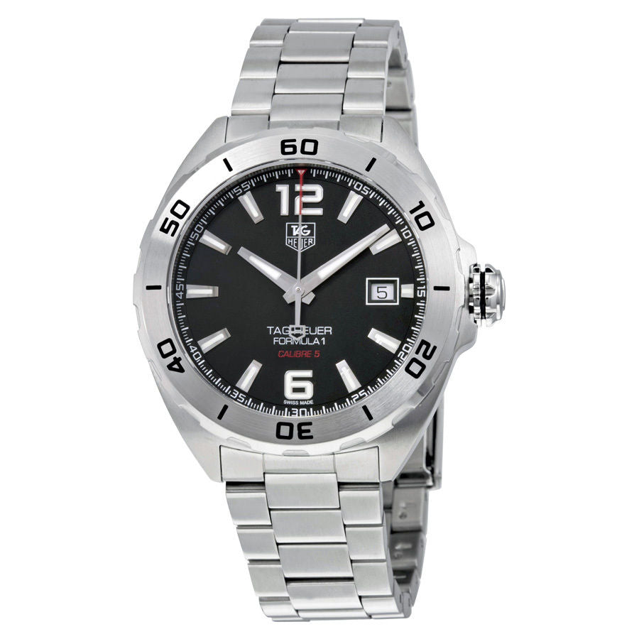 Tag Heuer Formula 1 Automatic 41mm Black Dial Silver Steel Strap Watch for Men - WAZ2113.BA0875 Watches Tag Heuer   