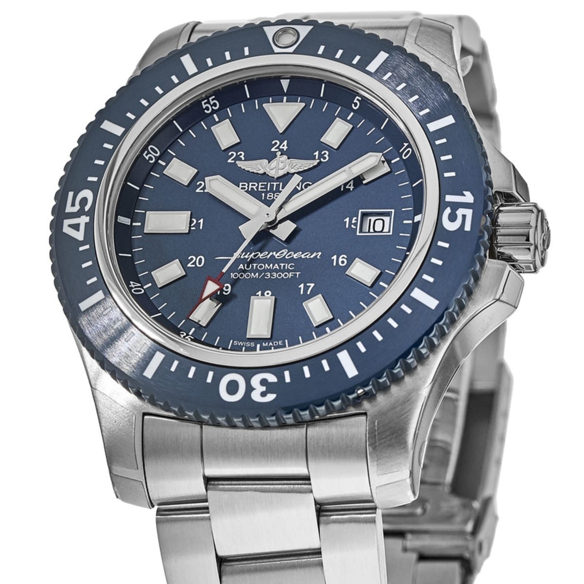 Breitling Superocean II Special Mariner Blue Ceramic Bezel 44mm Mens Watch - Y1739316/C959 Watches Breitling   