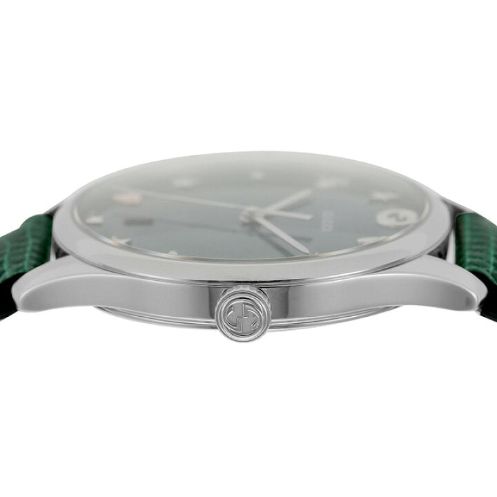 Gucci G-Timeless Mother of Pearl Green Dial Green Leather Strap Watch For Women - YA1264042 Watches Gucci   