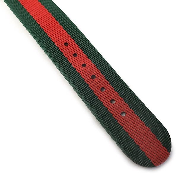 Gucci Le Marche des Merveilles Red & Green Dial Red & Green Nylon Strap Unisex Watch - YA1264060 Watches Gucci   