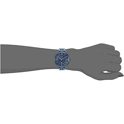 Fossil Jacqueline Blue Dial Blue Steel Strap Watch for Women - ES4094 Watches Fossil   