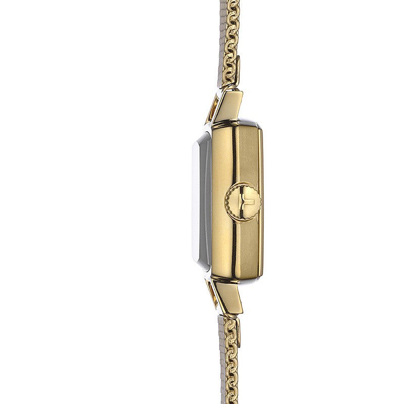 Tissot Lovely Square Gold Mesh Bracelet Watch For Women - T058.109.33.031.00 Watches Tissot   