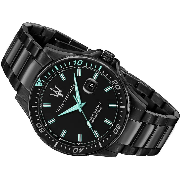 Maserati SFIDA Aqua Edition Analog Black Dial Watch For Men - R8853144001 Watches Maserati   