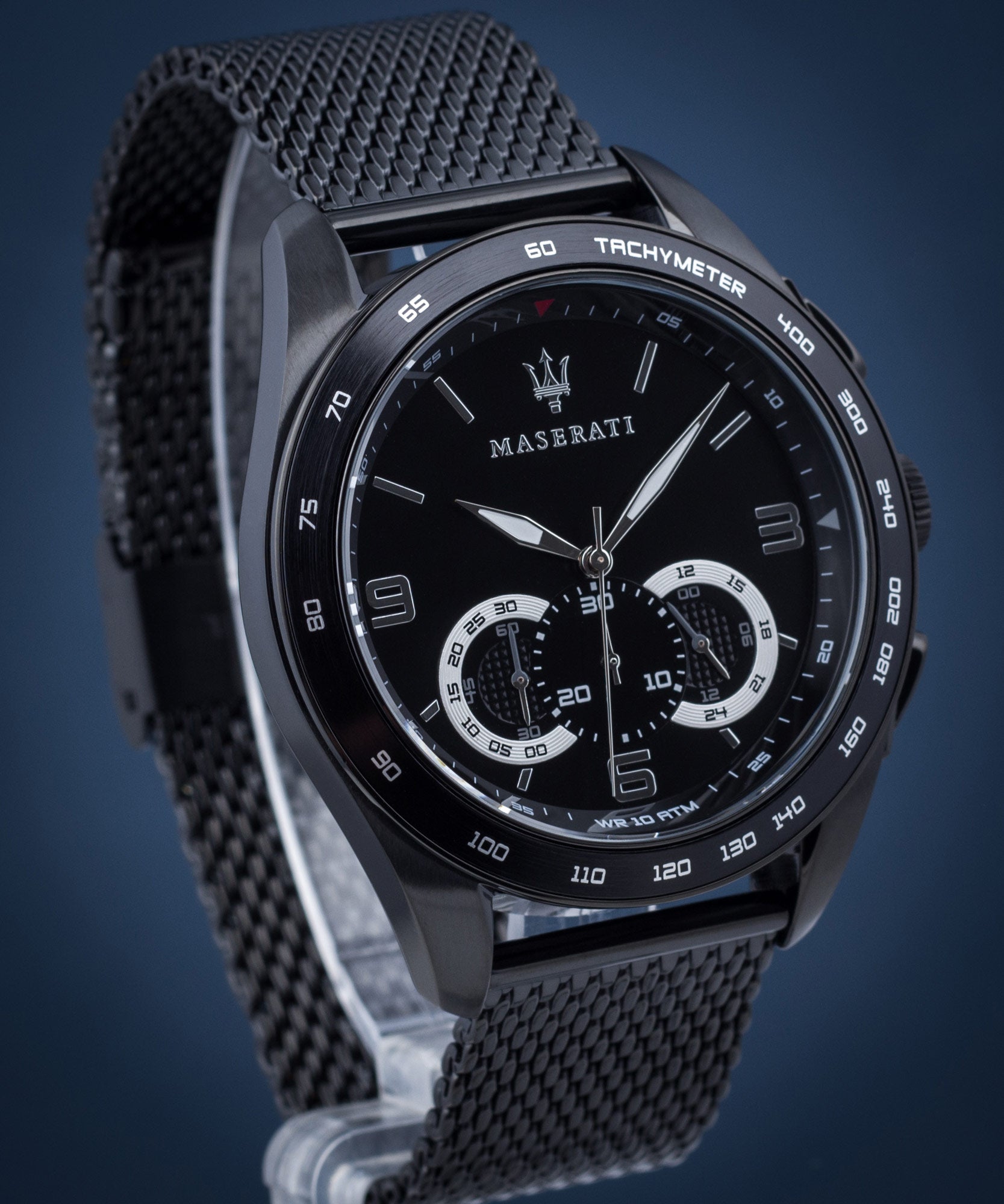 Maserati Traguardo Chronograph Quartz Black Dial Watch For Men - R8873612031 Watches Maserati   