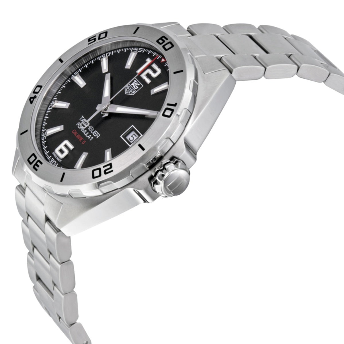 Tag Heuer Formula 1 Automatic 41mm Black Dial Silver Steel Strap Watch for Men - WAZ2113.BA0875 Watches Tag Heuer   